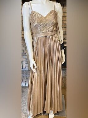 Ieena Mac Duggal Metallic Evening Gown. New. Size: 10. Retail: $398. Ask: $298.